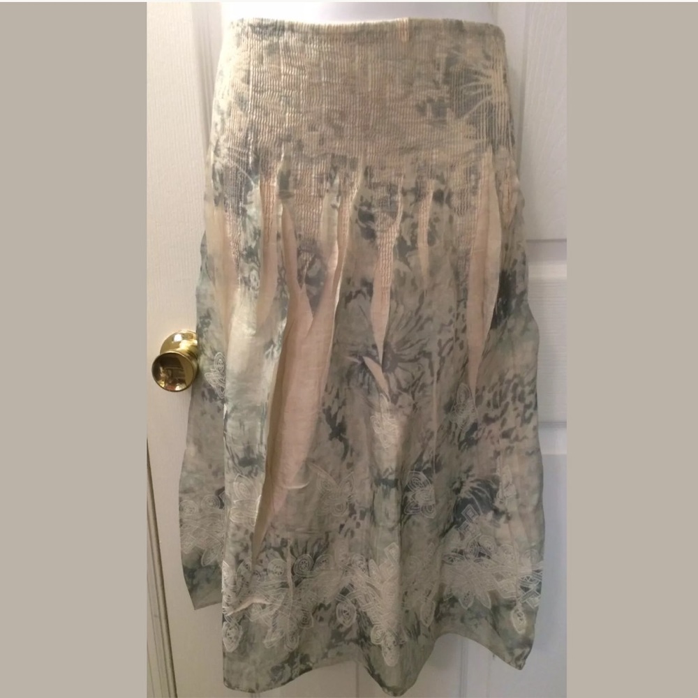 LAPIS Girl Convertible dress skirt scroll Floral